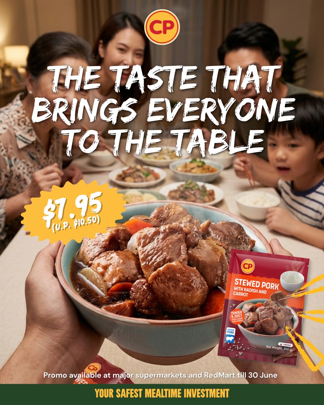CP Foods stewed pork — the taste that brings everyone to the table