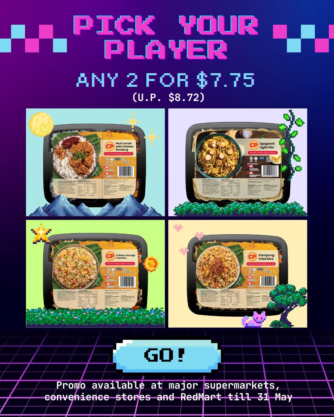 CP Foods Pick Your Player ready-meal campaign