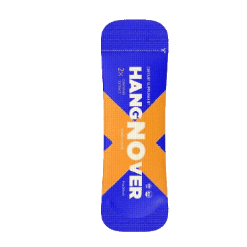 Animated HangNOver hangover-recovery sachet pack