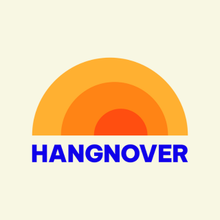HangNOver logo — a sunrise mark above the HANGNOVER wordmark